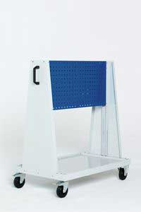 Bott Panel Trolley 1200mm High - 1 Perfo & 1 Louvre Panel 10403034.**